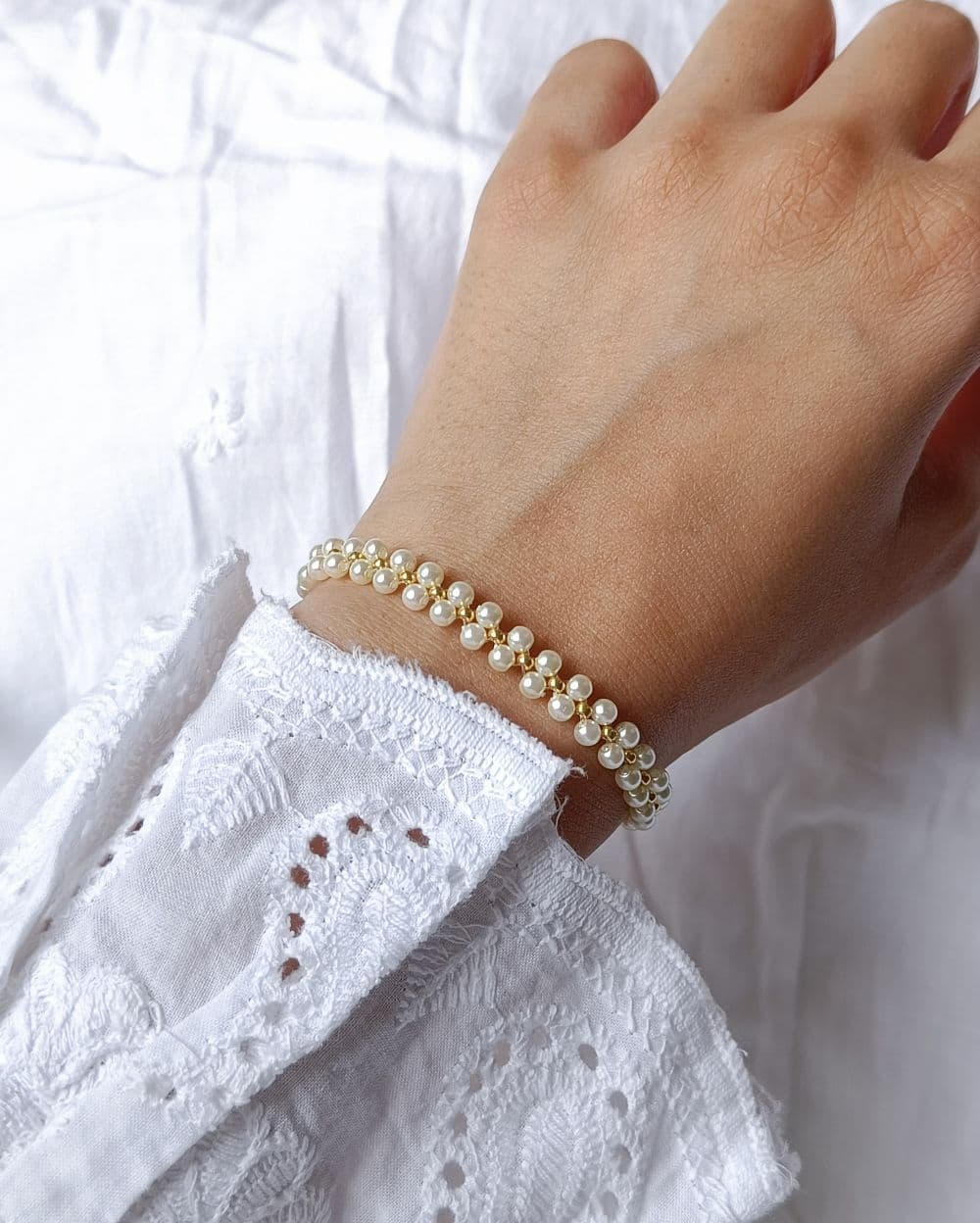 Handmade Pearl Bracelet